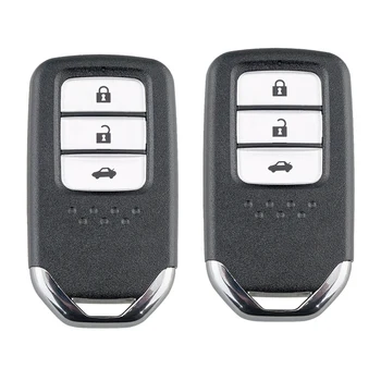 2X Araba Akıllı Uzaktan Anahtar 3 Düğme 433 MHz ID47 Çip İçin Honda Şehir / Caz / Civic / Grace 2015 KR5V2X