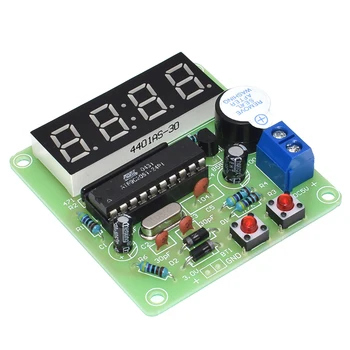 AT89C2051 Dijital 4 Bit Elektronik Saat Elektronik Üretim Paketi DIY Kiti Öğrenme Kiti Arduino için