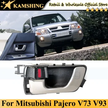 CAPQX İçin iç kapı kolu Mitsubishi Pajero Montero Shogun MK3 V63 V65 V73 V75 V77 kapı kolu chromeplate İç kapı toka