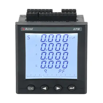 Dijital Enerji Ölçer Paneli Akıllı LCD Güç Ölçer güneş enerji monitörü Watt Metre Kapalı Kullanım APM810