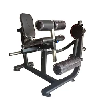 Ev spor fitness ekipmanı Gücü Bacak basın eğitmeni Plaka Yüklü Oturmuş Bacak Uzatma Bacak bukle makinesi