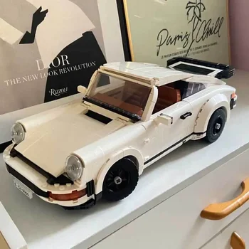 MOC Teknik Beyaz Hypercar Süper Araba Yarışı Fit 10295 Modeli Yapı Taşları Tuğla çocuk oyuncakları Doğum Günü Hediyeleri 1458 ADET