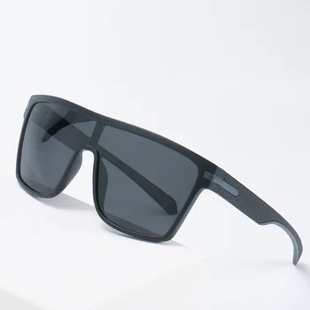 Moda Polarize Güneş Gözlüğü Kare Büyük Boy Parlama Önleyici Sürücü Ayna güneş gözlüğü Erkekler Kadınlar için Gözlük Erkek Kadın