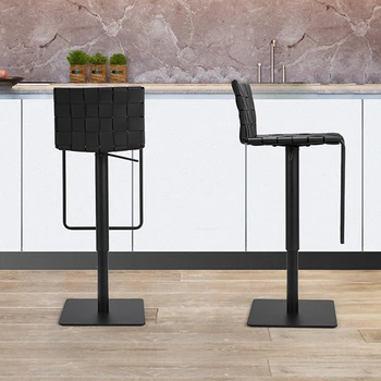 Modern Demir Sanat Bar sandalyeleri Mutfak Ev yüksek Tabureler Tasarımcı Arkalığı Lüks Yaratıcı Bar Mobilya Bar Taburesi