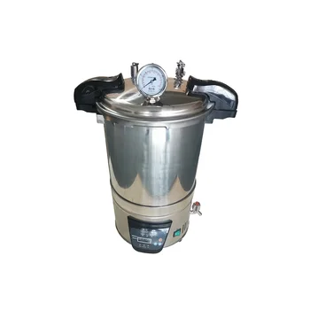 Nade Sterilizasyon Ekipmanları Paslanmaz Çelik taşınabilir otoklav Basınçlı buhar sterilizatörü fiyat DSX-280B 18L