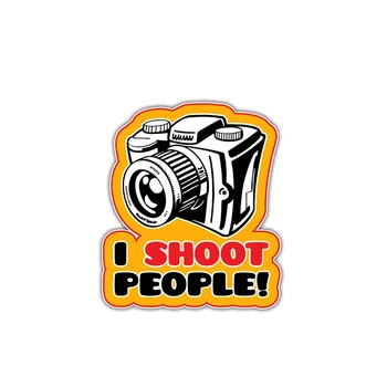 Yeni Moda Araba Sticker Ateş İnsanlar Kamera Fotoğraf Çıkartmaları için Güzel Araba Tampon Su Geçirmez Kapak çizikler İç KK11 * 9cm